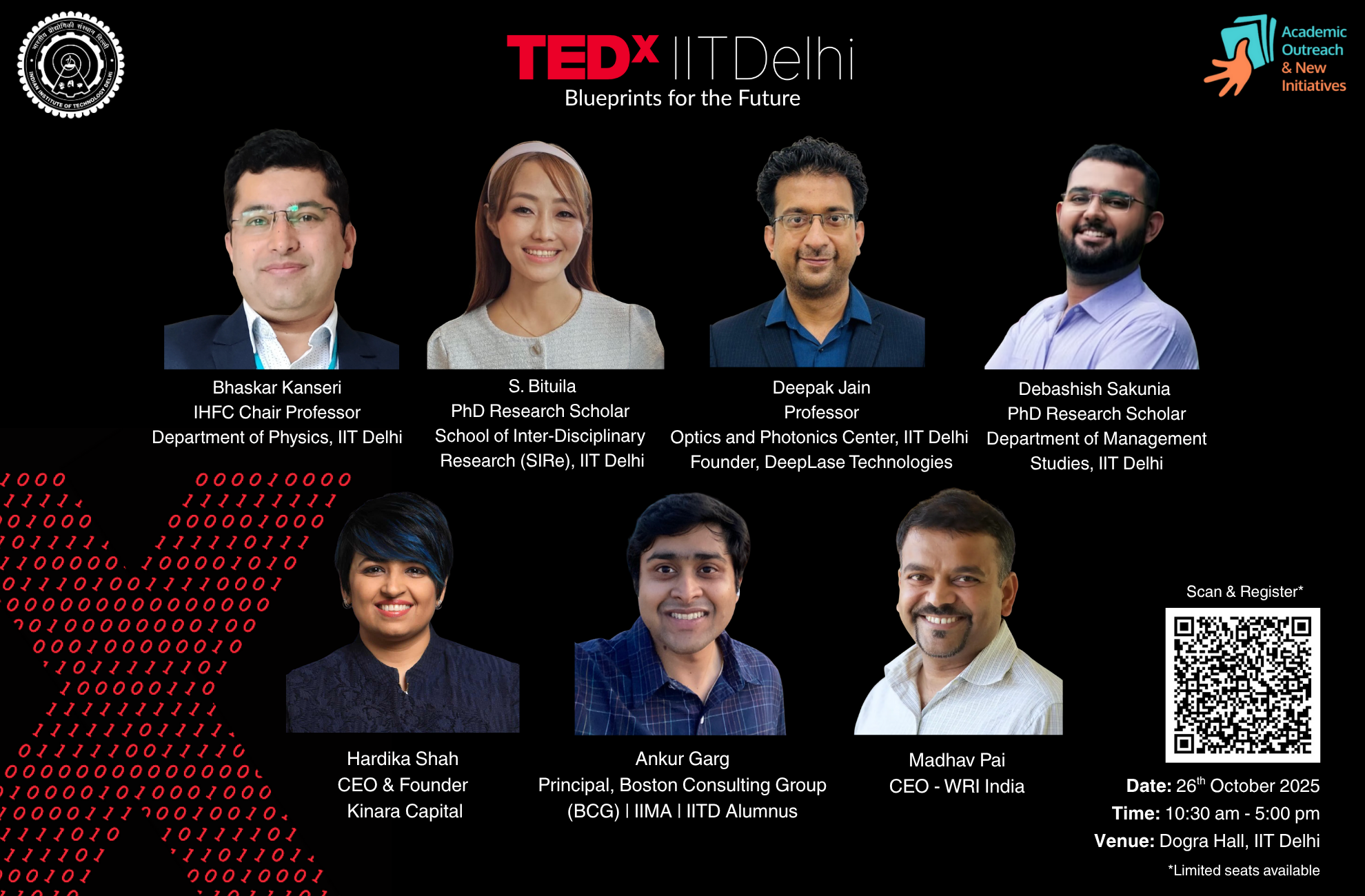 TEDx IIT Delhi - Blueprints for the Future